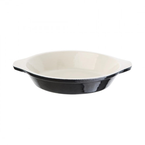 Vogue Round Gratin Black - 750ml 45x225x225mm