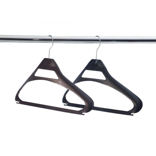 Hooked Hangers Polypropylene Black (Pack 100) (Direct)