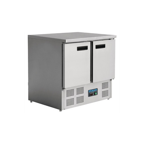 Polar 2 Door Flat St/St Top Counter (M)