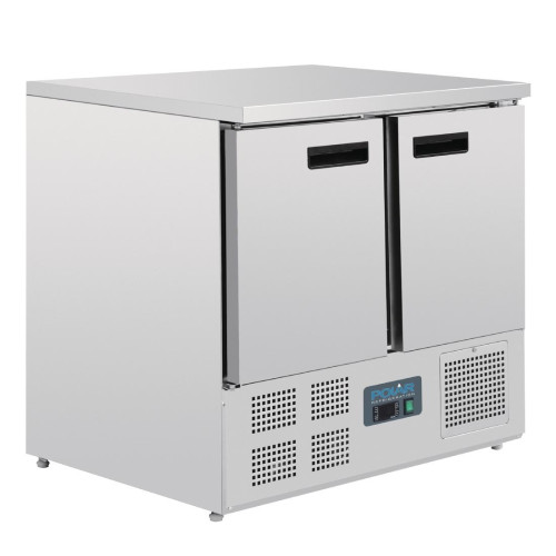 Polar 2 Door Flat St/St Top Counter (M)