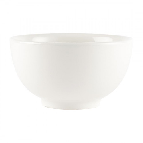 White Large Footed Bowl - 14.5cm 5.5" (Box 6)