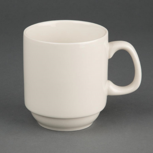 Olympia Ivory Stacking Mug - 10oz (Box 12)