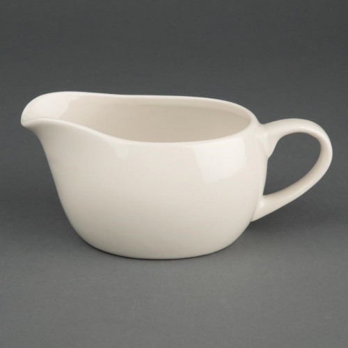 Olympia Ivory Sauce Boat - 12oz (Box 6)