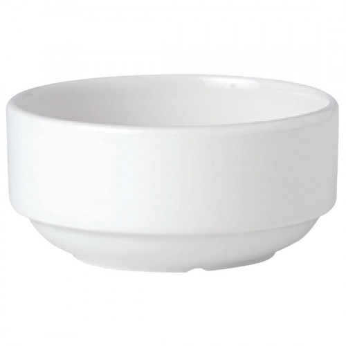 SOUP /STEELITE/ SIMPLICITY WHITE PLAIN SOUP DISH - 28CL/10OZ - BOX OF 36 - V0018