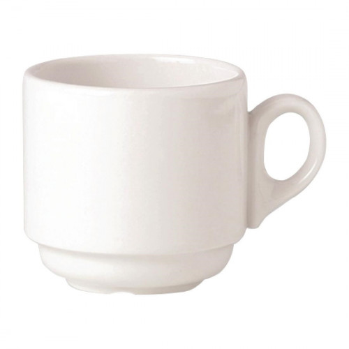 Simplicity (White) Cup 21.25 CL 7 1/2 oz Stacking Atlanta (Box 36) (Direct)
