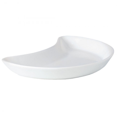 Simplicity White Crescent Salad - 20.25cm 8" (Box 12)