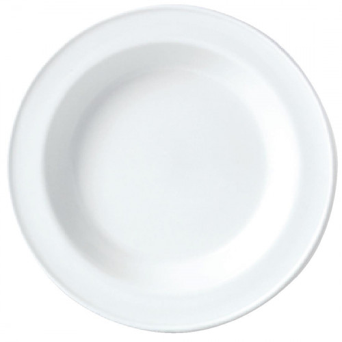 Simplicity White Soup Plate - 21.5cm 8 1/2" (Box 24)