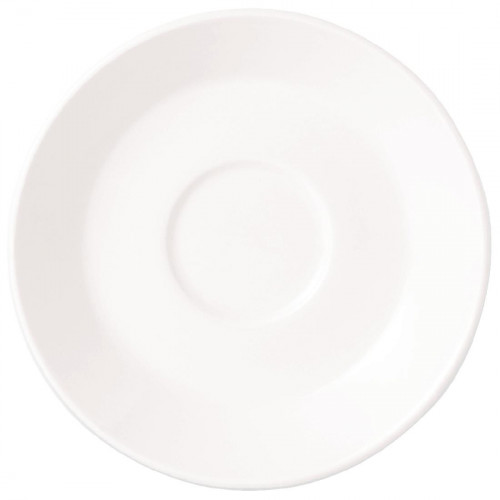 SAUCER /STEELITE/ SIMPLICITY WHITE - 6" - PER BOX OF 36 - B4363(1101)