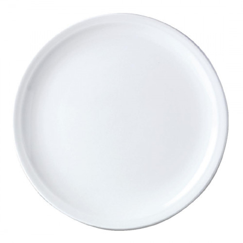 Simplicity White Pizza Plate - 31.5cm 12 1/2" (Box 6)