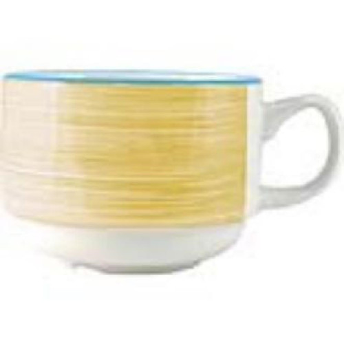 Steelite Rio Yellow Slimline Stacking Cup 7oz per 36
