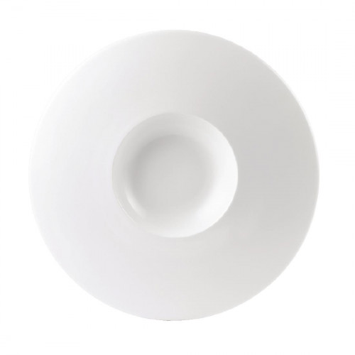 Monaco White Float Bowl 305mm 12" - Medium Well 155mm 6" (Box 6)
