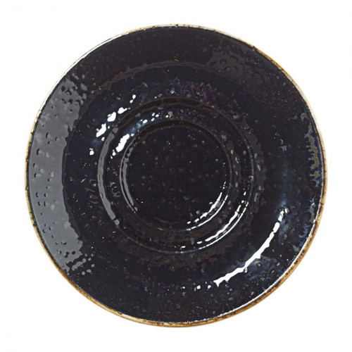 Steelite Craft Liquorice Saucer Double Well Small 11.75cm (Box 12) (Direct)