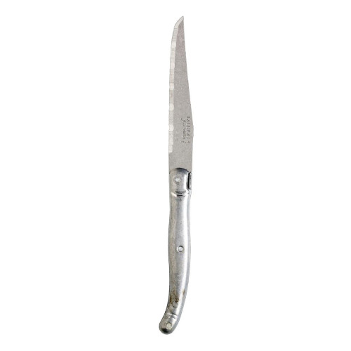 Laguiole Steak Knife Vintage S/S Serrated 1.2mm Blade (Box 6) (Direct)
