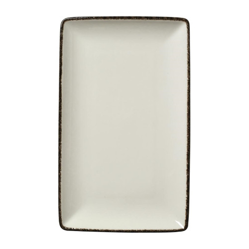 Steelite Charcoal Dapple Rectangle One 27x16.75cm 10 5/8x6 1/2" (Box 6) (Direct)