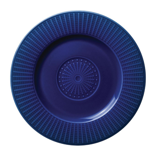 Steelite Willow Azure Gourmet Plate Accent - 18.5cm 7 1/4" (Box 12) (Direct)