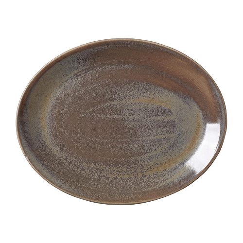 Steelite Revolution Granite Oval Coupe Plate - 342.5mm 13 1/2" (Box 12) (Direct)