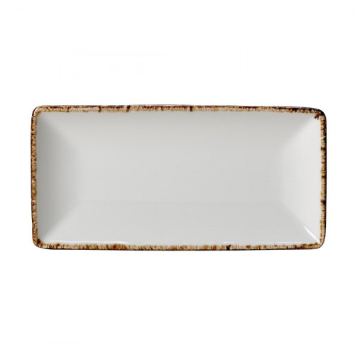 Steelite Brown Dapple Rectangle Six 20cmx10cm (8"x4") (Box 6) (Direct)