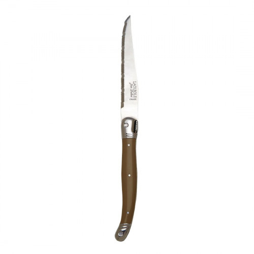 Steelite Laguiole Taupe Handle Steak Knife Serrated 1.2mm Blade(Box 12)(Direct)