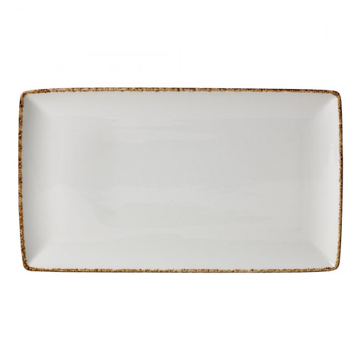 Steelite Brown Dapple Rectangle One 27cmx16.75cm 10 5/8x6 1/2" (Box 6) (Direct)