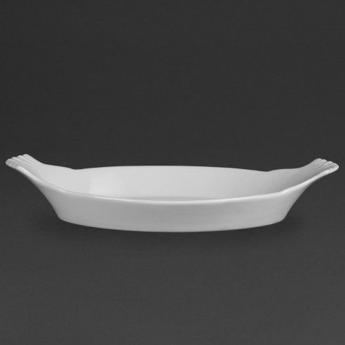 Olympia Whiteware Oval Eared Dish - 60Hx360Wx199mmD (Box 6)