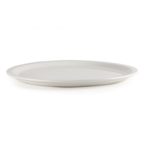 White Pizza Plate/Platter - 13 1/2" (Box 6)