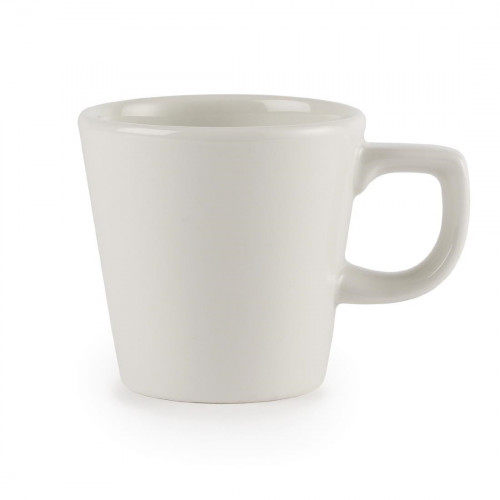 CUP /CHURCHILL -plain whiteware - WHITE CAF&Atilde; CUP - 8oz/22cl - box of 24 - W886