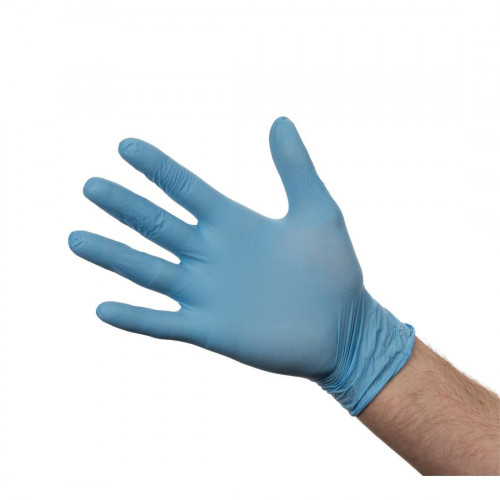Examination Glove Nitrile Powder Free - Size L (Box 100)