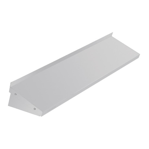 Vogue Wall Shelf with Brackets St/St - 1200x300mm