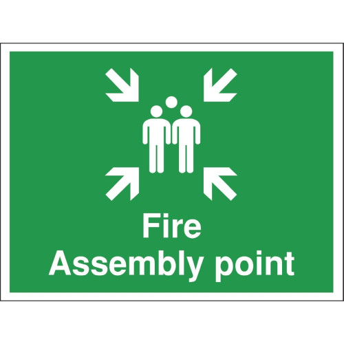 Fire Assembly Point - 400x600mm (Rigid)