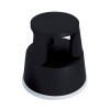 2WORK PLASTIC STEP STOOL BLACK