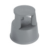2WORK PLASTIC STEP STOOL DARK GREY