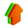 Post-it Notes 70 x 70mm Arrow Neon Orange and Green (Pack of 12) 3M34983