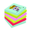Post-it Super Sticky Notes 76 x 76mm Miami (Pack of 6) 654-6SS-MIA