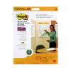 POST-IT TBLTOP CHART REF PAD WHT PK2