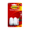 3M COMMAND SMALL OVAL HOOKS/STRIPS