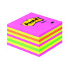 Post-it Note Sticky Notes Cube 76x76mm Neon 350 Sheets 2028NP