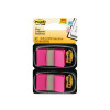 POSTIT FLAG DISPENSER PINK PK2