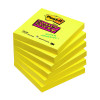 Post-it Notes Super Sticky 76x76mm Ultra Yellow 90 Sheets (Pack of 6) 654-S6