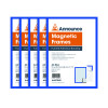 ANNOUNCE MAGNETIC FRAMES A4 BLUE PK5