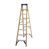 WERNER SWINGBACK STEP LADDER 8 TREAD