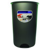 ADDIS ROUND BIN BASE 50L MET GREY