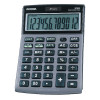 Aurora Grey/Black 12-Digit Semi-Desk Calculator DT661