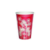 VENDING CUP RED SWIRL 9OZ PK1000