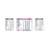 At-A-Glance Calendar Refill 2021 3 Month View 3SR21
