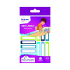 Avery U/Res Removable Pen Labels Green/Blue (Pack of 30) RESMI30G.UK