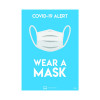 Avery Wear A Mask Poster A4 (Pack of 2) COVWMA4