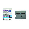 BROTHER 24MM BLACK/BLUE TAPE TX551