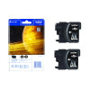 BROTHER LC1100HY-BK INK TWIN PK BLK
