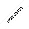 BROTHER HGE TPE 12MMX8M BLK/WHT TPE
