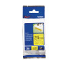 Brother P-Touch Tape 24mm Black on Yellow (Fade resistant and wipe- clean) TZES651